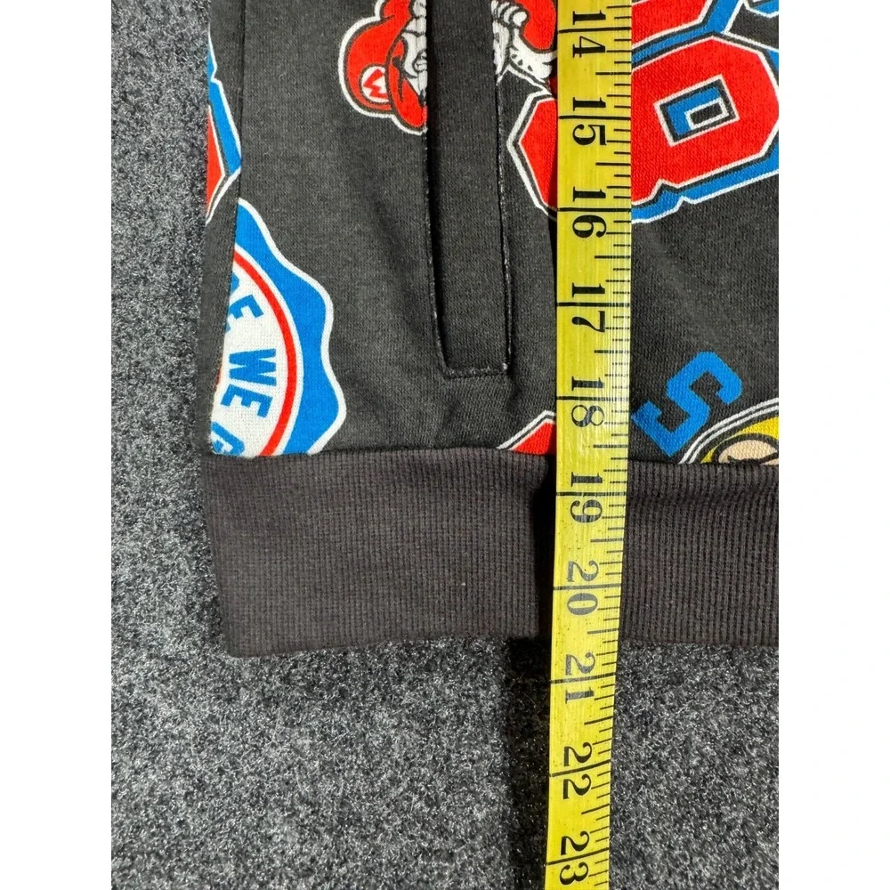 Kids Super Mario Nintendo Hybrid Snap Button Bomber Jacket Size Small